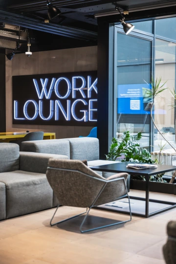 Private place in the open space WorkLounge Příkopy
