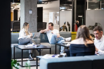 WorkLounge Příkopy coworking a servisované kancfeláře v centru Prahy