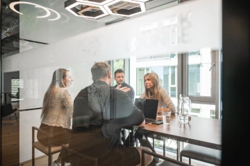 WorkLounge Dejvice zasedací místnost